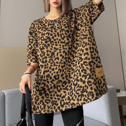 Women's Large Size Leopard Print..