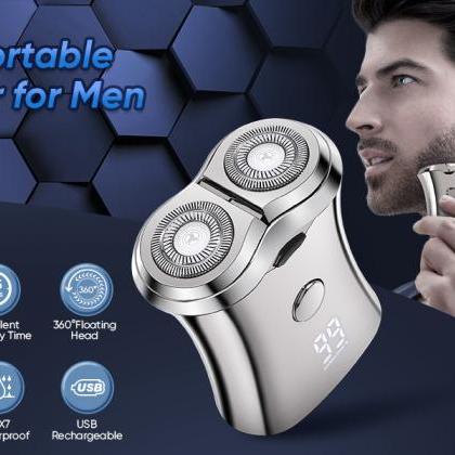 Mini Electric Shaver Portable Men's..