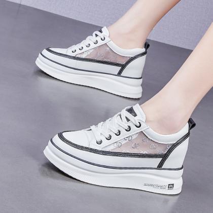 Summer Ice Silk Mesh Breathable Casual Shoes..