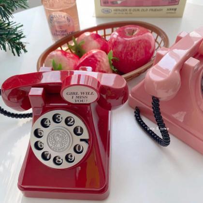 Telephone Deposit Box Pink Deposit Box Ornaments..