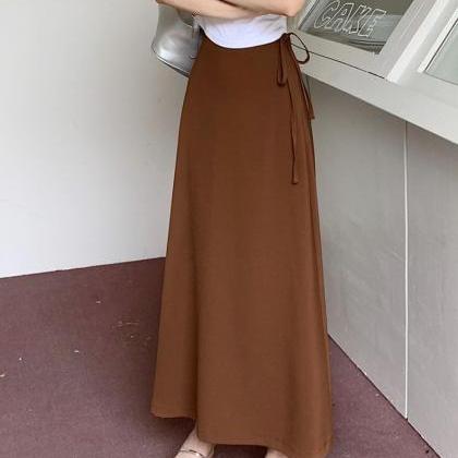 S-xl 3colors Women Long Skirt Autumn Summer 2023..