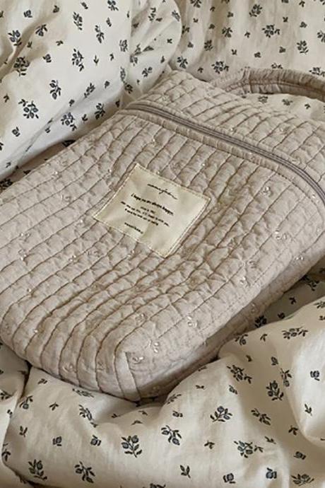 Portable Mummy Bag Multifunctional Diaper Storage Bag Outgoing Handbag